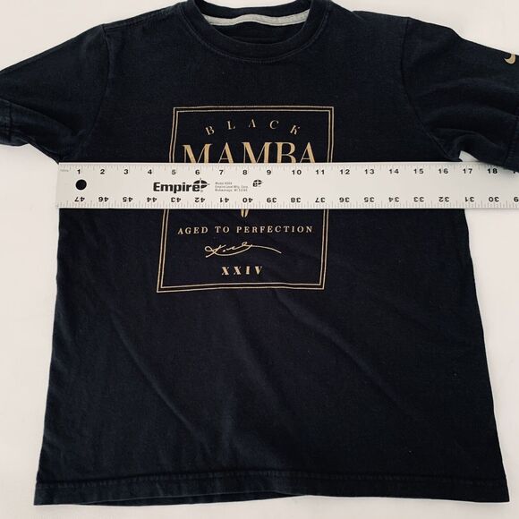 Nike Shirt Kobe Bryant Black Mamba Aged Perfection Tee Youth Small Gold 1996 - Picture 7 of 8